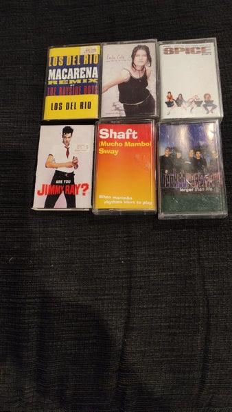 6 assorted cassette singles Carousel 1