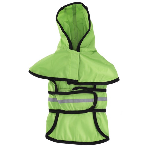 dog raincoat Dog Raincoat Polyester Pet Rain Cape Jacket Reflective Stripe Carousel 8