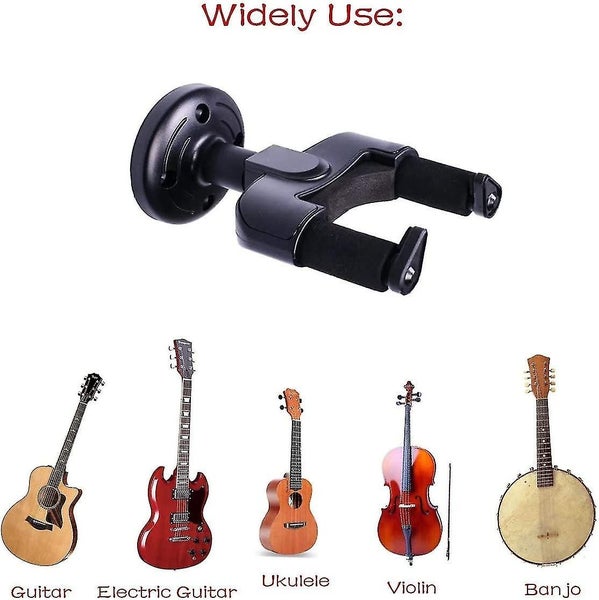 Wall Mount For Acoustic And Electric Guitar, Violin, Bass, Ukulele, Banjo, Mando Carousel 1