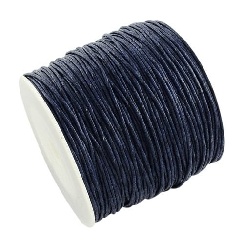 Waxed cotton 80 metres x 1mm thick in Dark Navy colour Carousel 1
