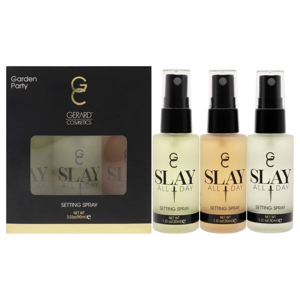 Slay All Day Setting Spray - Garden Party Set by Gerard Cosmetic Women 3 Pc Carousel 1