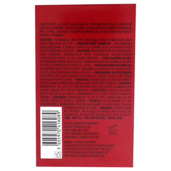 Ralph Lauren Polo Red - 75 ml EDT Spray Carousel 6