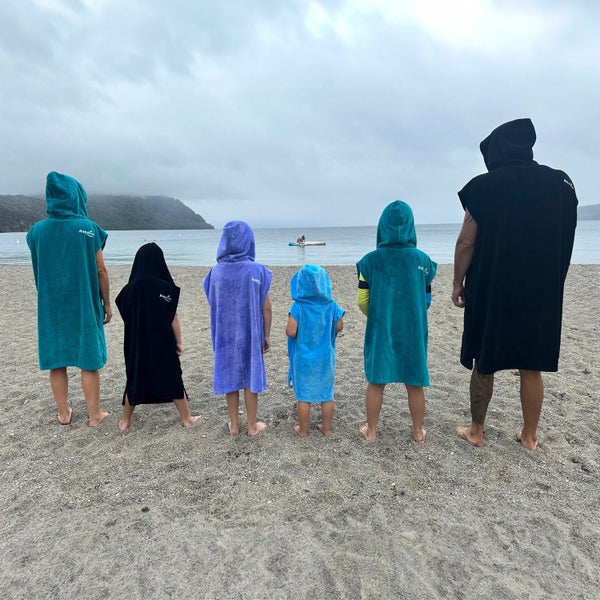 Kids Hooded Towel Poncho Carousel 9