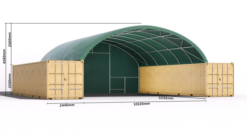 Container Shelter 10m x 40ft - Container Spanz 10yr Warranty Engineer Certified62981390251011111