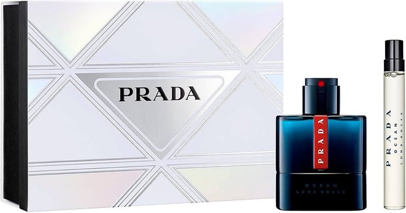 Prada Luna Rossa Ocean Eau de Toilette 50ml Gift Set (Contains 50ml EDT 10ml Carousel 1