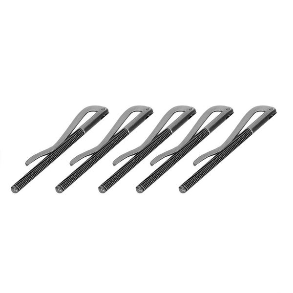money clip 5Pcs Money Cash Clip Electroplated Steel High Hardness Spring 80mm Carousel 7
