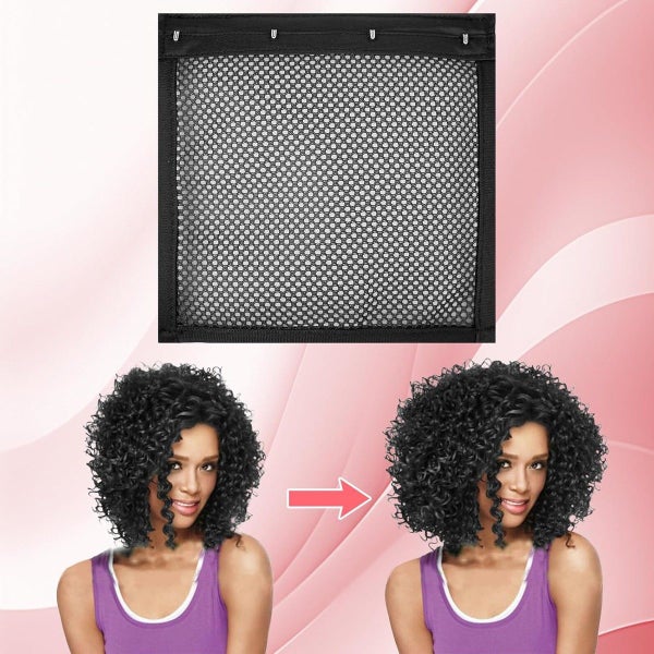 4PCS Curls Lock Hair Net Curly Hair Styling Carousel 9