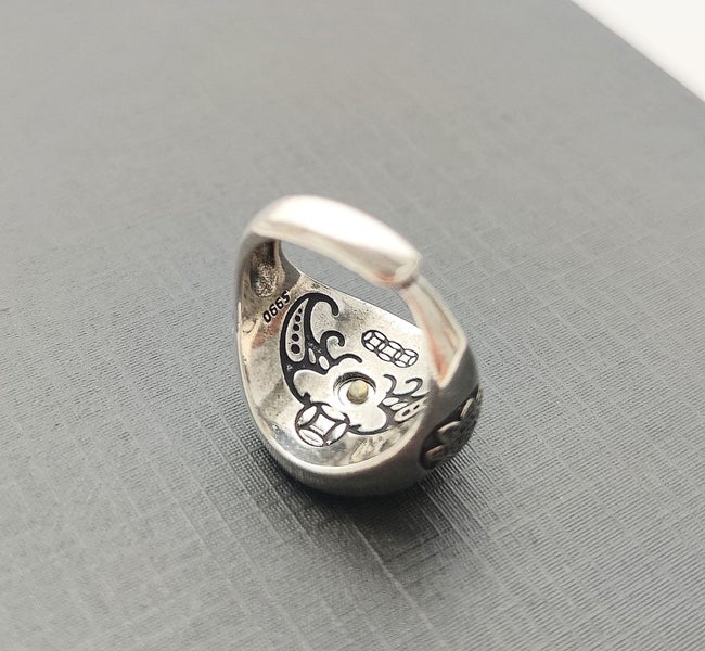 (Taichi Spinner Ring) Bagua Yin Yang Meditation Fidget Ring RSV8KNG-664566181410819112