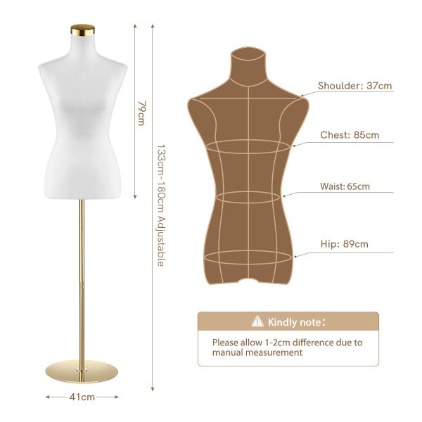 Female Mannequin Torso Display Stand Manikin Dress Form 160-177CM Carousel 11
