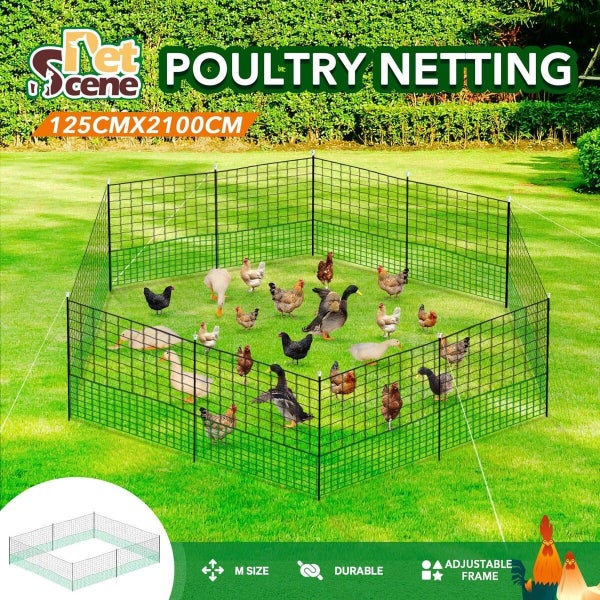 Poultry Net Chicken Coop Fence Run Pen Cage Carousel 2
