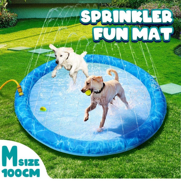 Pet Dog Sprinkler Splash Pad Mat,Sprinkler Pool Carousel 2