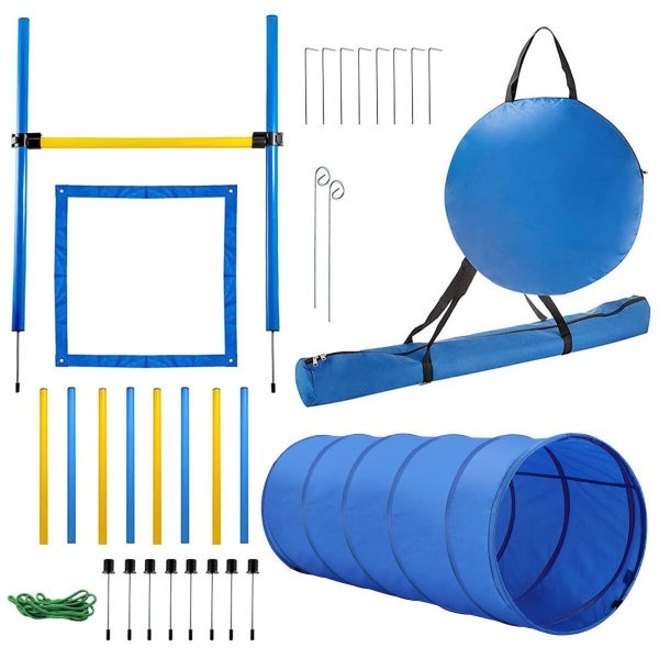 Dog Agility Training Exercise Equipment Set Carousel 16