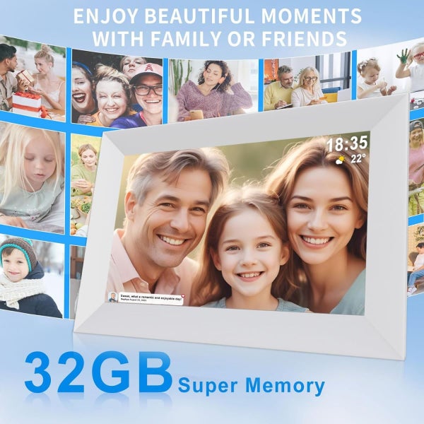 10.1 Inch Smart WiFi Digital Photo Frame LCD Touch Screen Carousel 11