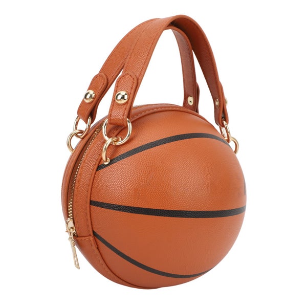 basketball shaped bag basketball one shoulder bag basketball messenger shoulder Carousel 1
