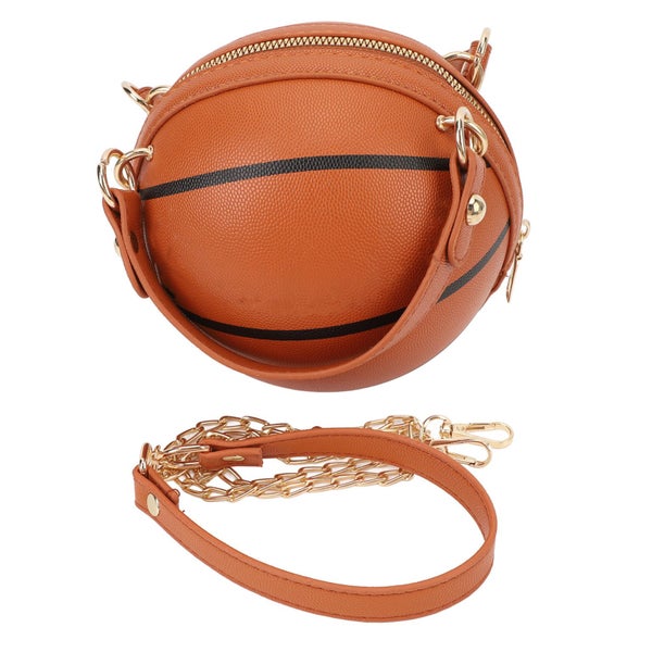 basketball shaped bag basketball one shoulder bag basketball messenger shoulder Carousel 8