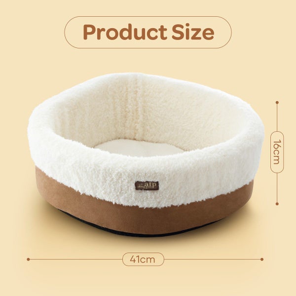 Heated Dog Cat Bed Pet Puppy Kitten Heater Washable Calming Heating Warmer Nest Carousel 15