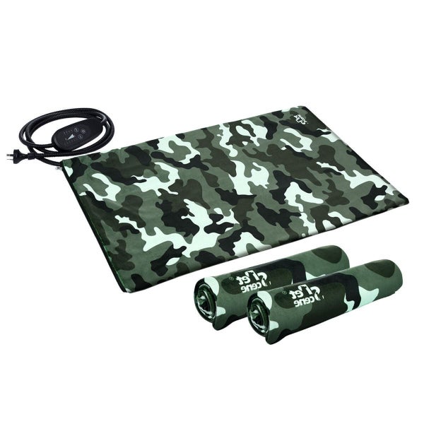 Electric Pet Heat Pad Heating Heated Mat Blanket Dog Cat Bed 90x60cm Carousel 17