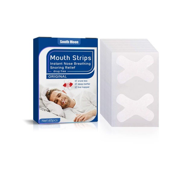 SleepSloth Mouth Tape for Better Sleep - 60 Count Anti-Snoring Strips Carousel 2