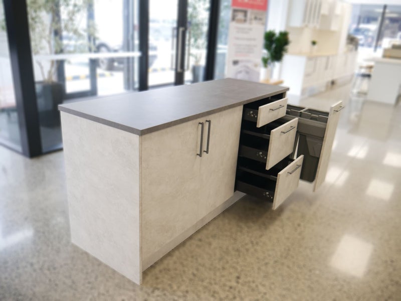 Stone gray Kitchen Island Carousel 2