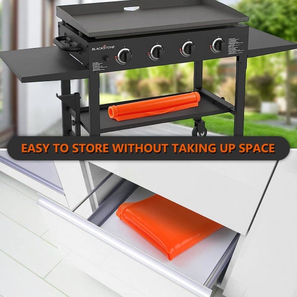 Silicone Griddle Mat for Blackstone 22 Inch Griddle,Heavy Duty Food Grade Silico Carousel 12