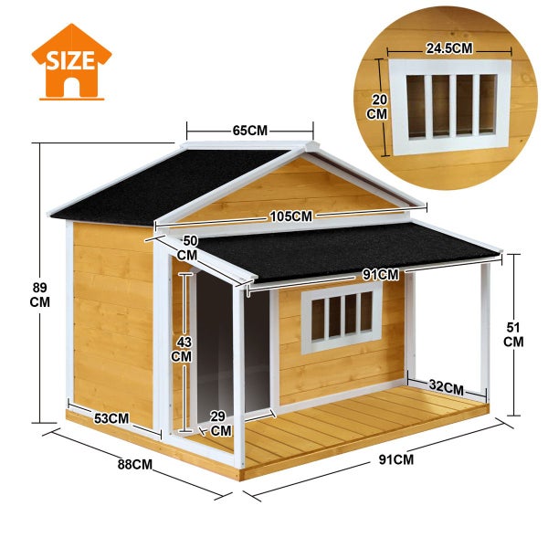 Pet Dog House,Pet Dog Kennel Wooden Carousel 34