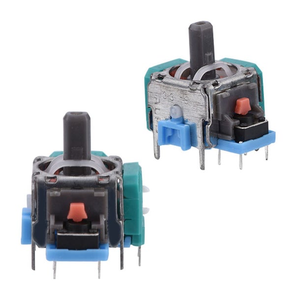 2 Pcs Analog Stick 3D Joystick Replacement for PS4 Controller Carousel 1
