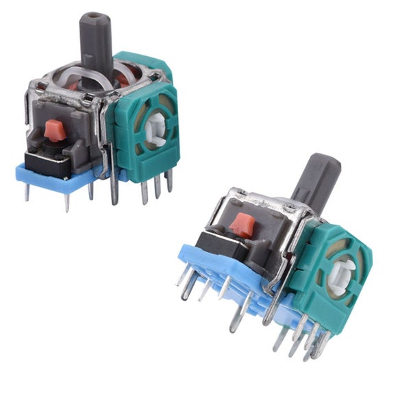 2 Pcs Analog Stick 3D Joystick Replacement for PS4 Controller Carousel 2