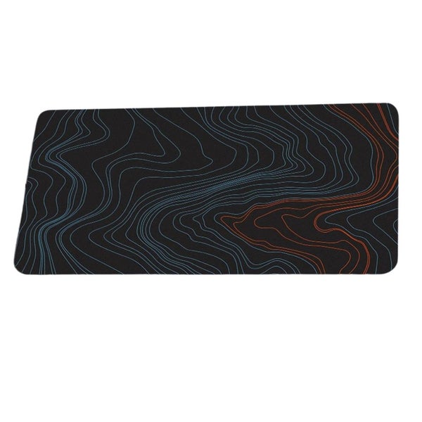 ANYMOB Mouse Pad Metal Black 1000X550X3MM Minimalist Desk Gaming Laptop Desk Pad Carousel 1