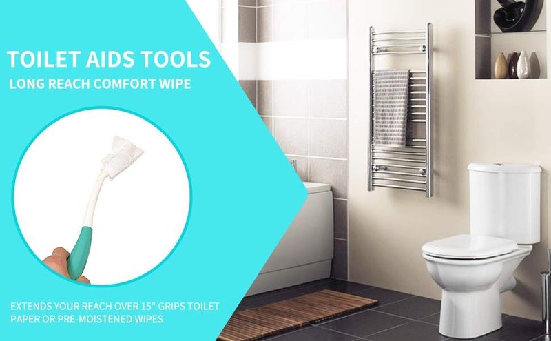 Toilet Paper Grips Aids Tools Long Reach Comfort Wipe Carousel 1