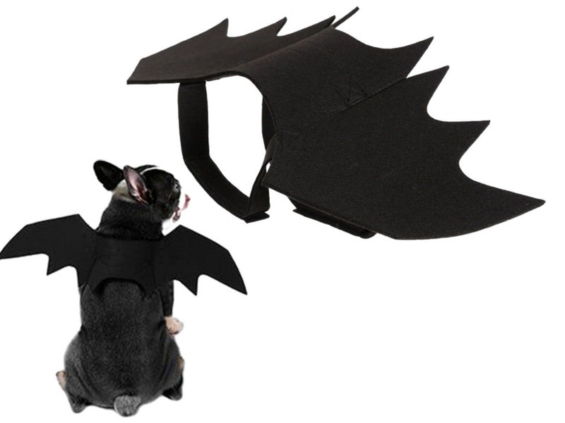 Pet Halloween Costume Bat Wings Black Bat Wings for Cat Dog Puppy XL Carousel 1
