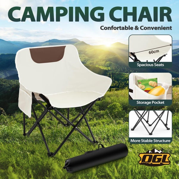 Folding Camping Chair Lightweight Portable Outdoor Furniture Beach Hiking Seat Carousel 1