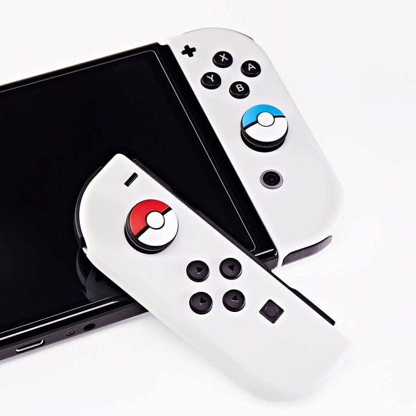 Thumb Grip Set Joystick Caps Compatible with Nintendo Switch/OLED/Lite Console Carousel 2