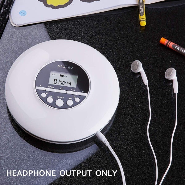 Portable Personal Cd Player, Car Small Walkman Cd Player Carousel 7