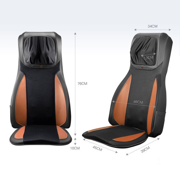 Relaxing Heated Massager Back Seat Cushion Carousel 14