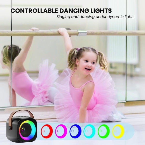Karaoke Machine for Kids,Karaoke Gifts for Girls Ages 3+ Year Old Birthday Party Carousel 14
