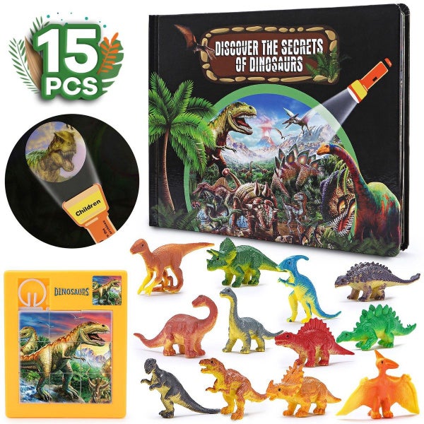 3D Explore the Mystery of Dinosaurs Book Animal Dinosaur Model Toys Gift Figurin Carousel 2
