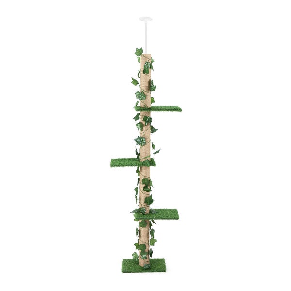 Cat Scratching Post Tree Tower Tall Scratcher Pole Pet Toy Wood Furniture Kitty Carousel 14