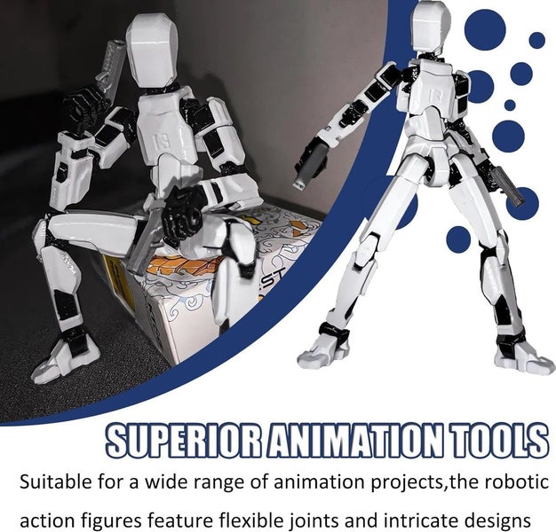 3D Printed Action Figure 5.54-inch Dummy13 Carousel 8