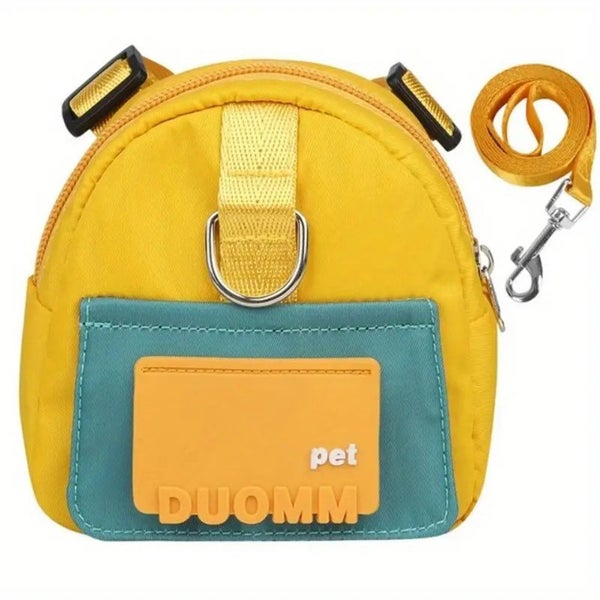 Adjustable Harness Large-capacity Portable Pet Snack Self Backpack Carrier Carousel 1