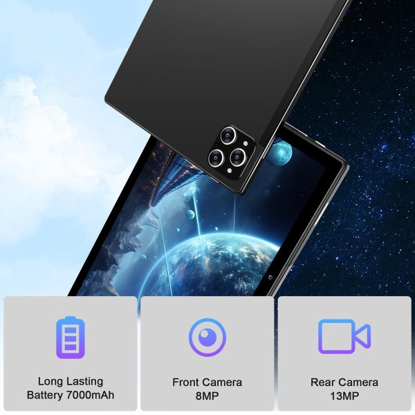 Tablet 10.1 Inch Android 13 Tablets Android Tablet 128GB ROM+16GB RAM (8+8 Virtu Carousel 17