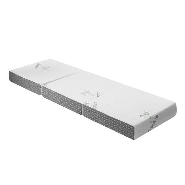 Folding Memory Foam Mattress Camping Trifold Bed Sleeping Mat Carousel 10