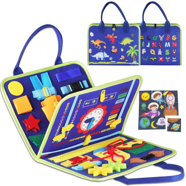 Busy Board,Educational Activity Board,Montessori Busy Board for Developing Carousel 2
