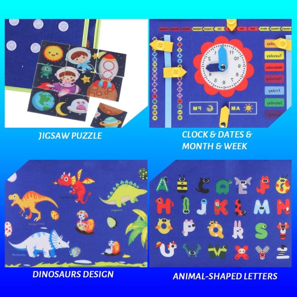 Busy Board,Educational Activity Board,Montessori Busy Board for Developing Carousel 8