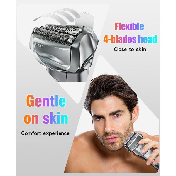 2 Pack Foil Shaver Replacement Head Carousel 12