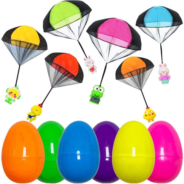 6 Pack Easter Eggs with Easter Parachute Toys Carousel 2