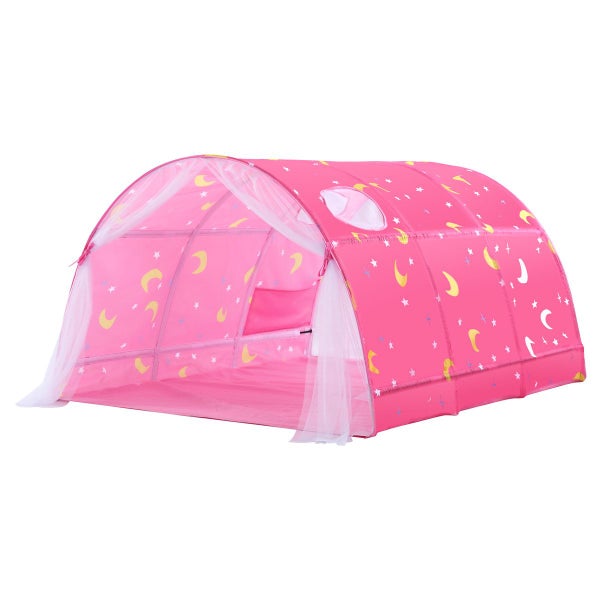 Playhouse Tent Portable Stars Bed Kids Play Game House Cottage DIY Sleeping Carousel 10