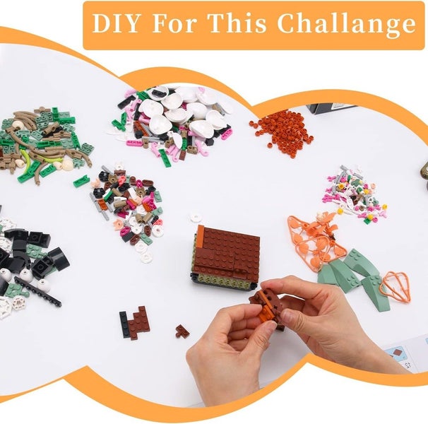 Flower Orchid Building Blocks Carousel 8