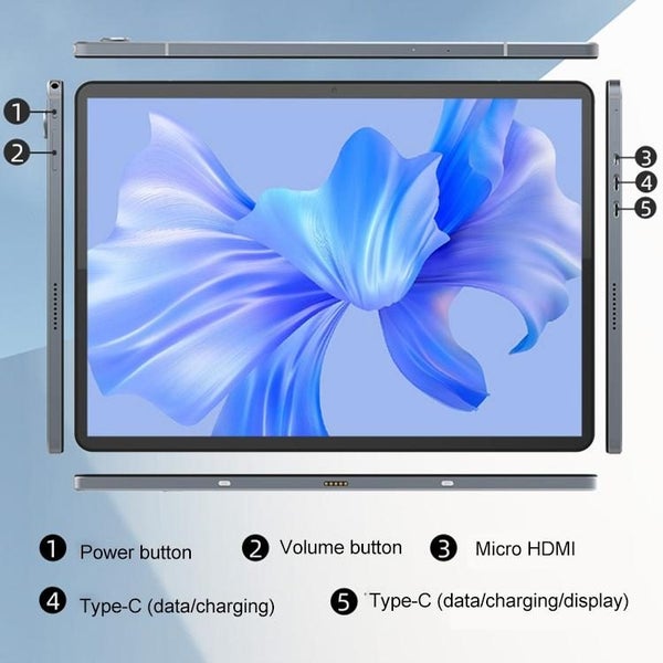 12.1 Tablet Pc 12Gb 256Gb Windows11 Intel Quad Core Bt Dual Wifi Carousel 10