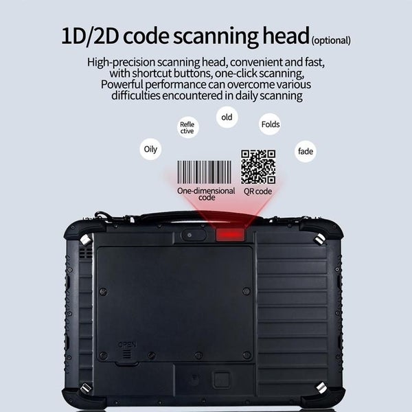10.1 Rugged Tablet 2Gb 64Gb Ip67 Windows10 Nfc/Gps/Wifi/Bt Carousel 15