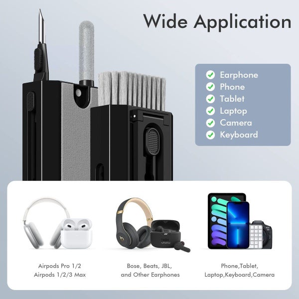 Keyboard Cleaner Kit Earphone Laptop MacBook Screen Cleaning with Spray Carousel 14